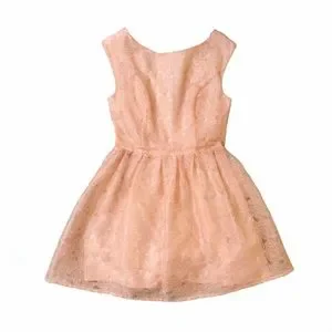 open lace back dress Azalea Organza Gown Teuta Matoshi